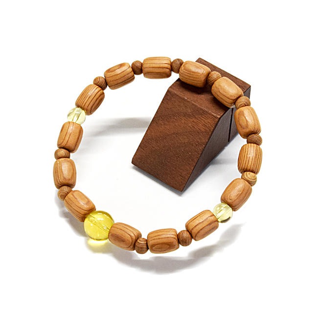 楽天市場】『屋久杉ブレスレット』※俵型玉【俵型仕様（俵は実になる