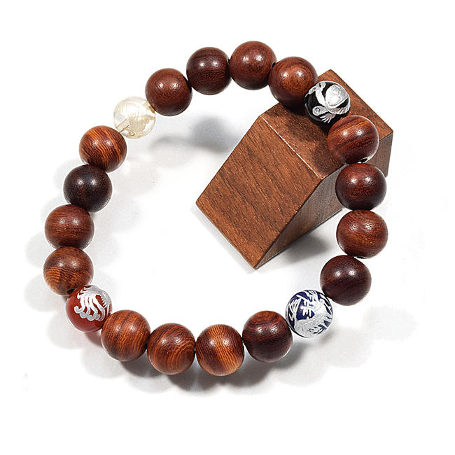 楽天市場】『四神（ししん）ブレスレット』黒檀仕立て 8ミリ【当店限定