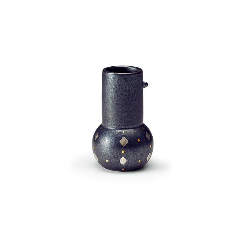 【お仏具（花立／線香差し）】 現代仏具「星月夜 トール」 （創作焼き物仏具） 【日本製／メーカー：現代仏壇】 陶器 手作り 手作り お道具 花立 線香入れ 線香筒 仏具セット 八木研 sinrin