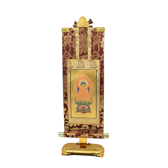 楽天市場】【掛軸】天台宗 阿弥陀如来 掛軸 150代（長さ66cm）日本製