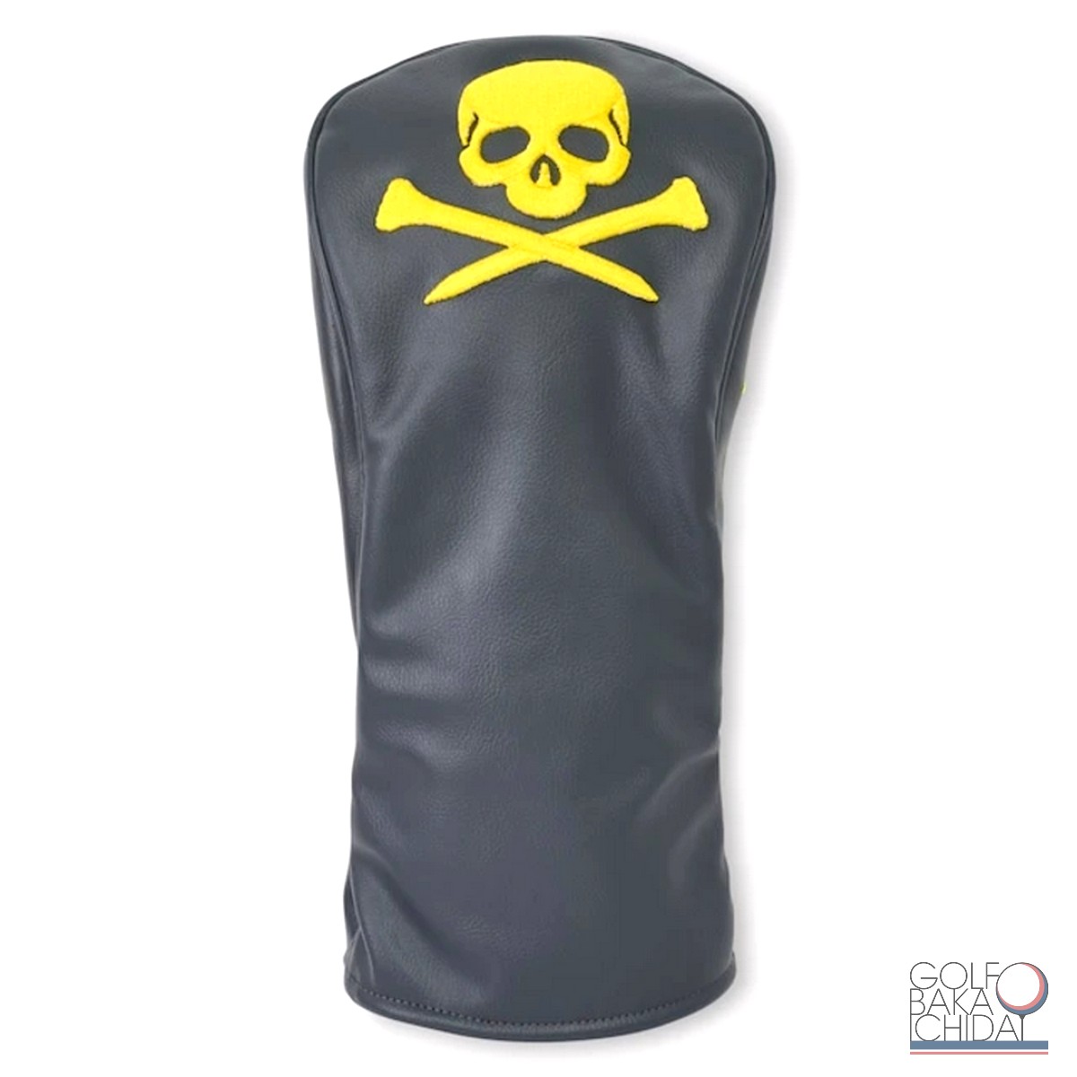 【新品】【ヘッドカバー】G/FORE  ドライバー用 チャコールグレー SKULL \u0026 T VELOUR-LINED