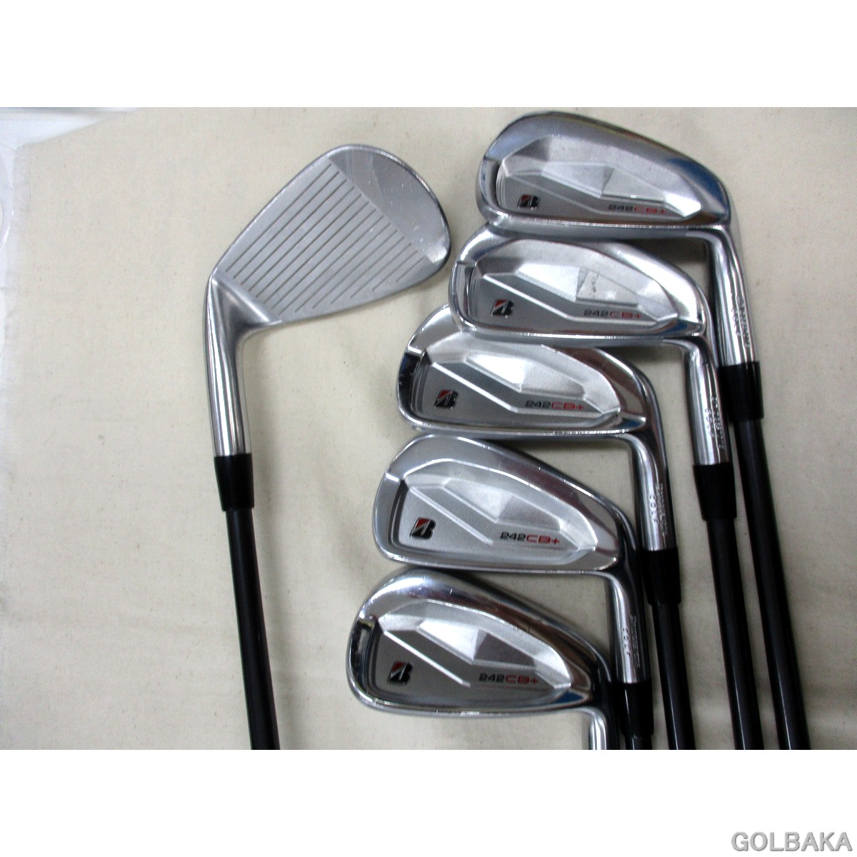 【中古】B：ブリヂストン 242ＣＢ+アイアン仕掛ける6本（＃5-Ｐ） 屋根裏部屋24° Ｄiamana Thump iB70/Ｓ
