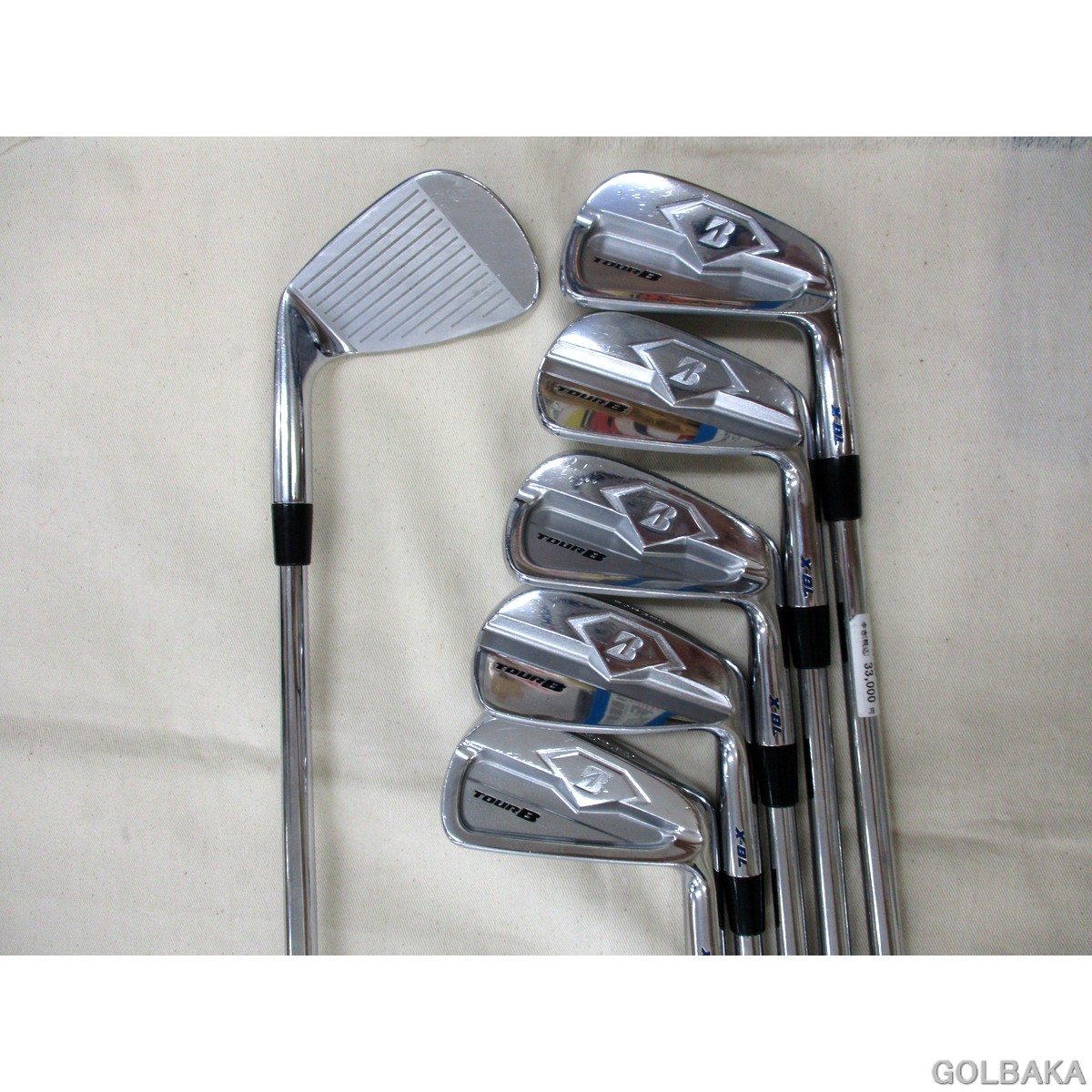 【中古】BC：ブリヂストン　TOUR B X-BLアイアンセット6本（＃5-Ｐ） ロフト26° N.S.PRO MODUS3 TOUR 120 /S