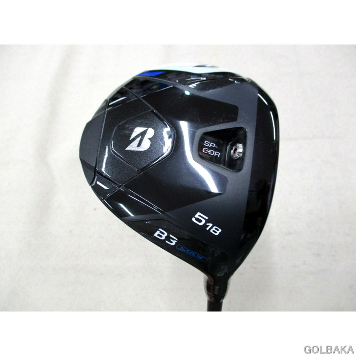 【中古】B：ブリヂストン　B3　MAXフェアウェイウッド5ｗ ロフト18&deg; ミツビシケミカル　バンキッシュ　BS40　for MAX/SR｜ゴルフバカ一代