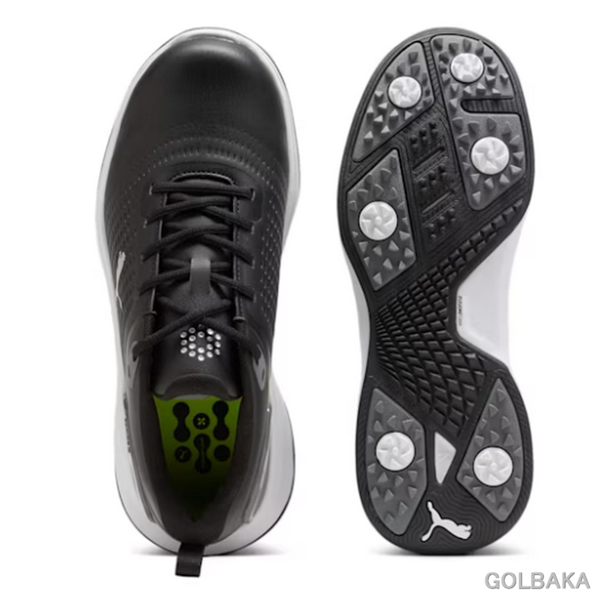 105522【新品】【メンズ】【ゴルフシューズ】 PUMA グリップフュージョン フレックス ディスク スパイク シューズ 品番 378942_04 カラー PUMA Black-Slate Sky 【w20】