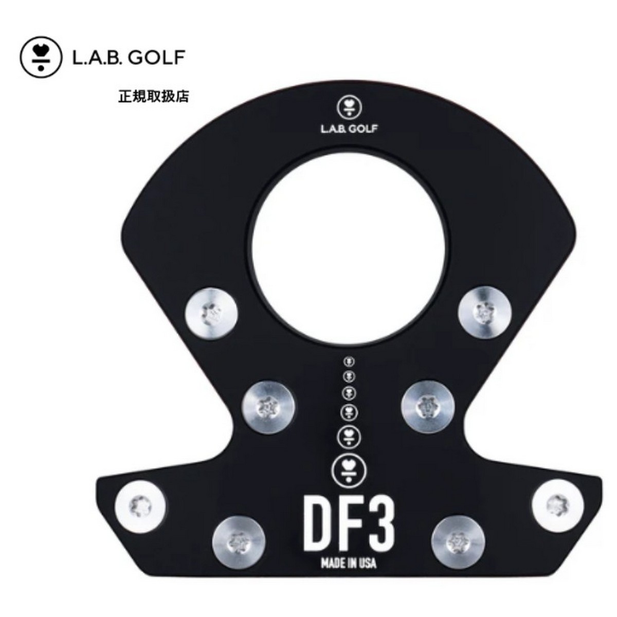 送料無料【新品】【レフティ/左利き用】L.A.B.GOLF(ラブゴルフ）DF3（ダイレクトフォース3）パター ロフト3&deg; オリジナルスチール ヘッドカラー：黒【w0】【P0】｜ゴルフバカ一代 60,500円