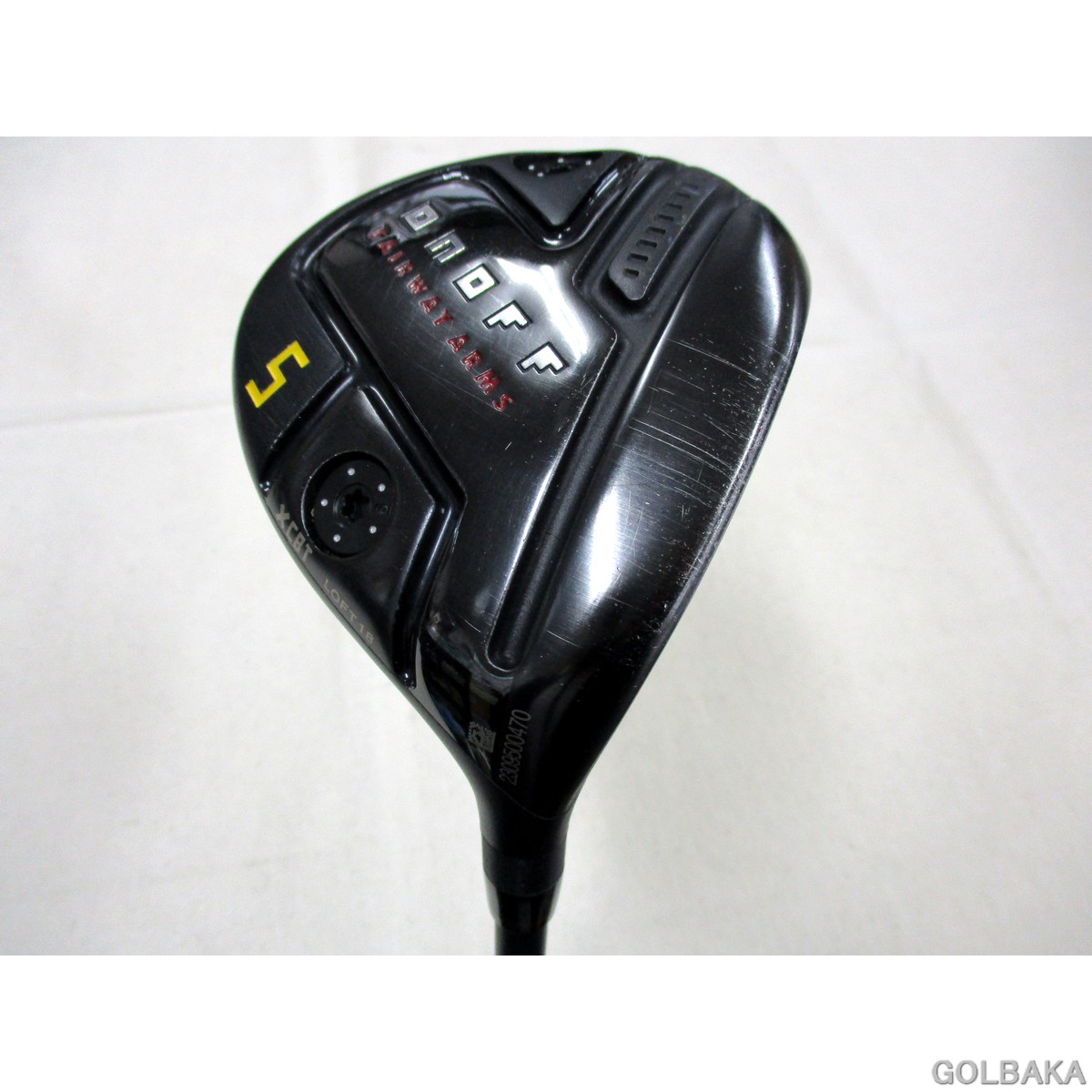 【中古】B：グローブライド ONOFF FAIRWAY ARMS KURO ×CBTフェアウェイウッド5W ロフト18° ONOFF CBT 624F/S