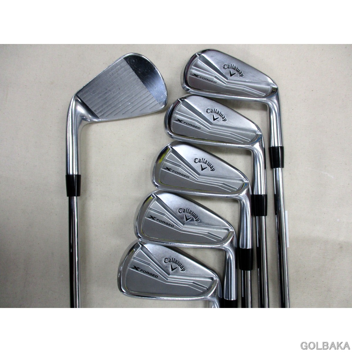 【中古】B：キャロウェイ X FORGEDアイアン仕掛ける6本（＃5-Ｐ） 屋根裏部屋26° N.S.PRO MODUS3 TOUR105/S スポーツ・アウトドア-メンズクラブ