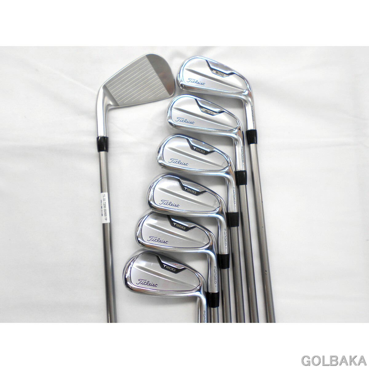 【中古】BC：タイトリスト T200 2021年青写真 アイアン仕掛ける 7本(#5~9.P.48°)  3D 055 i60/壱フレックス