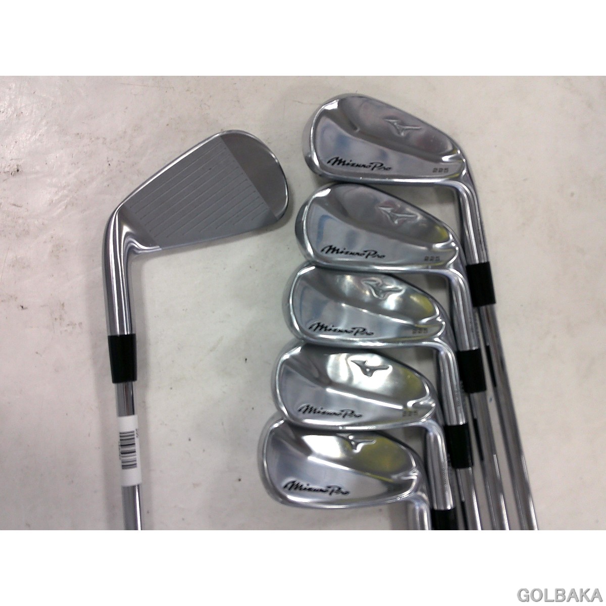 【中古】BC：ミズノ　ミズノプロ225アイアンセット6本（＃5-9.PW) ロフト25° ダイナミックゴールド95　S200