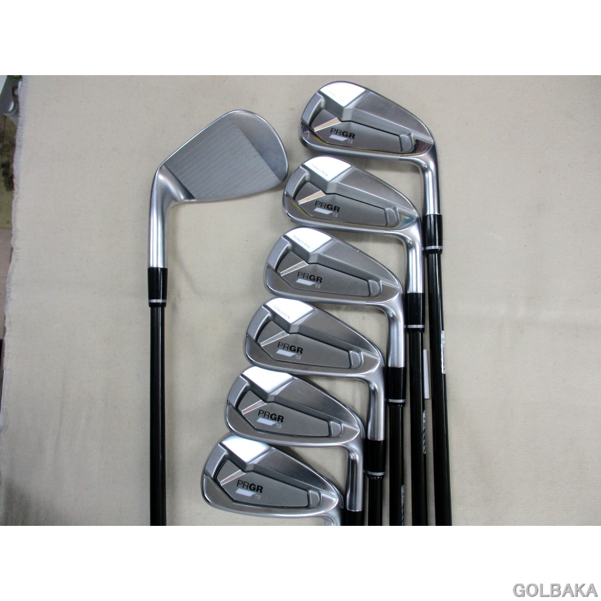 【中古】B：労働者階級歯車 02アイアン仕掛ける7本（＃4-Ｐ） 屋根裏部屋24° Diamana FOR PRGR /SR