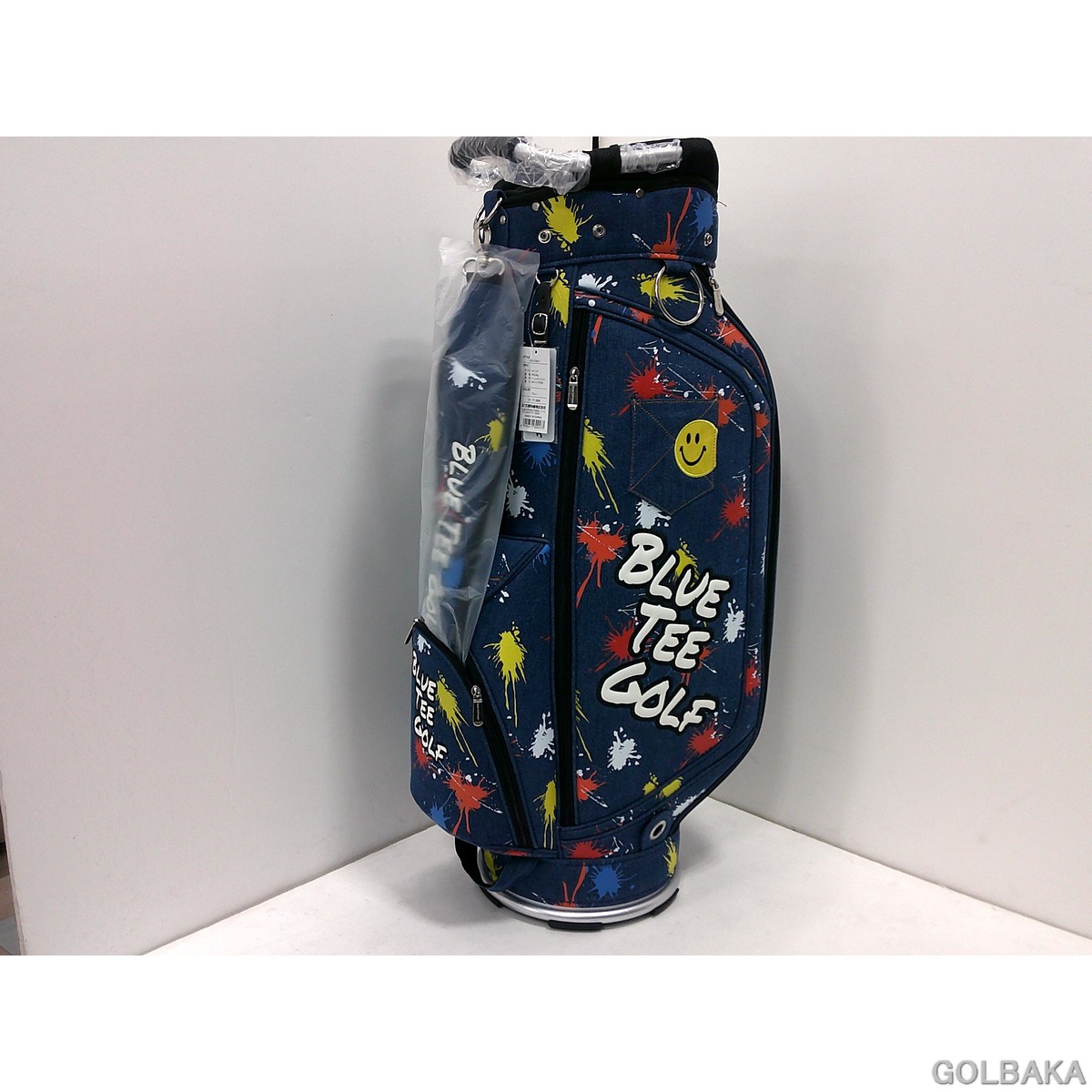 刻印対応 【新品】ブルーティーンゴルフキャディバッグ BTG-CB027 カラー：ブルー