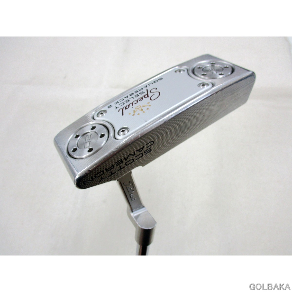 【中古】BC：タイトリスト SCOTTY CAMERON Special SELECT SQUAREBACK 2パター オリジナルスチールシャフト