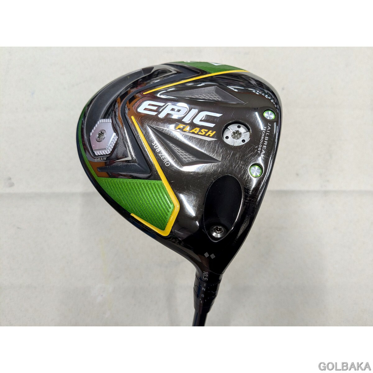 【中古】B：キャロウェイ EPIC FLASH SUB ZERO ダブルダイヤ ドライバー 1w ロフト10.5° テンセイ 50 for Callaway S