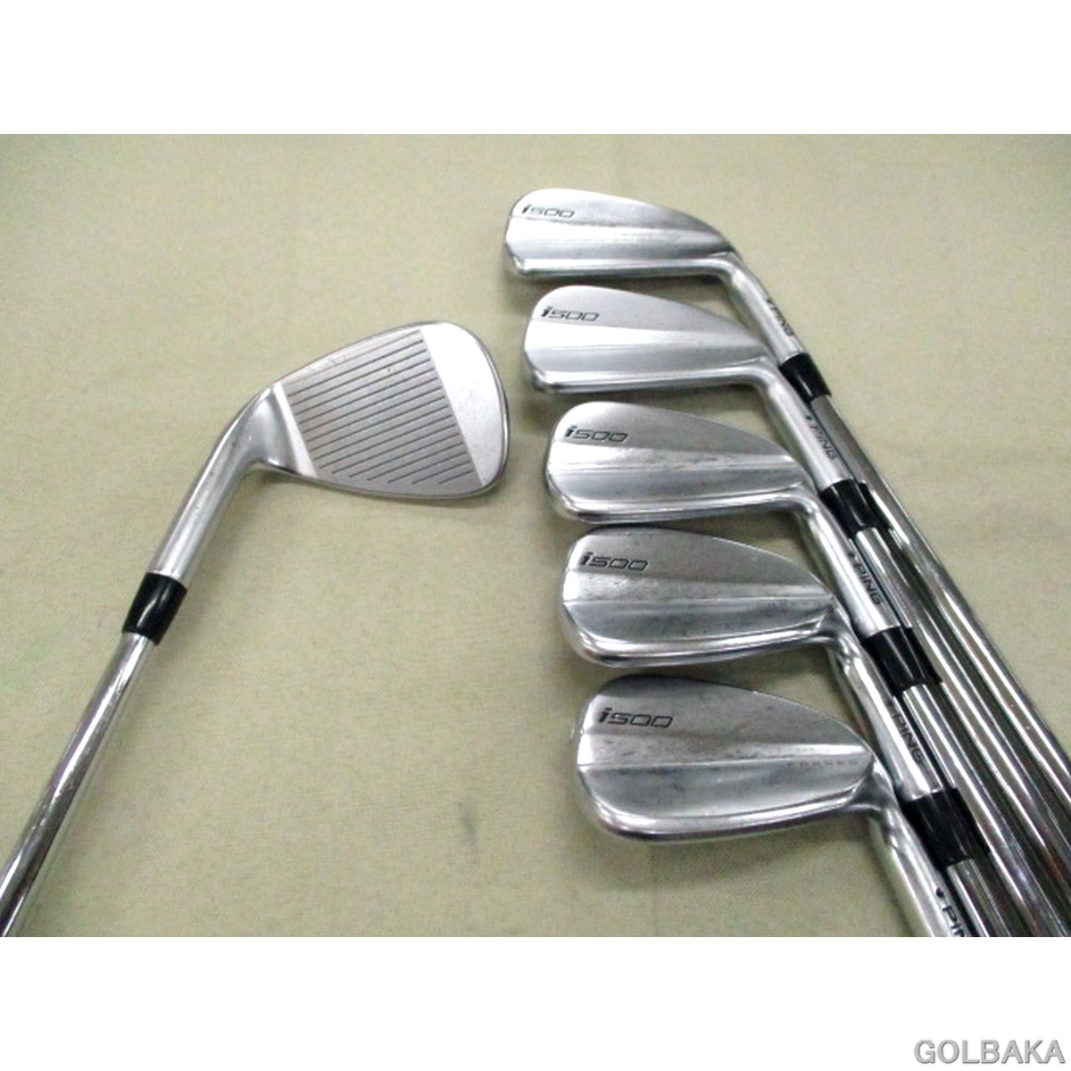 【中古】C：PING i500アイアン仕掛ける6本(#5~#9.PW) 屋根裏部屋22.5° ダイナミックゴールド 105/R300 ゴルフ-スポーツ・アウトドア-アイアン
