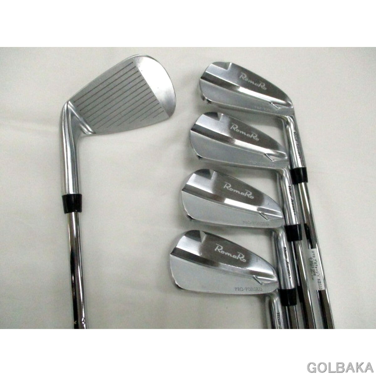 【中古】BC：ロマロPRO フォージドアイアンセット5本（＃6～＃9.PW) 屋根裏部屋30（＃6）° KBS TOUR-V 100/R