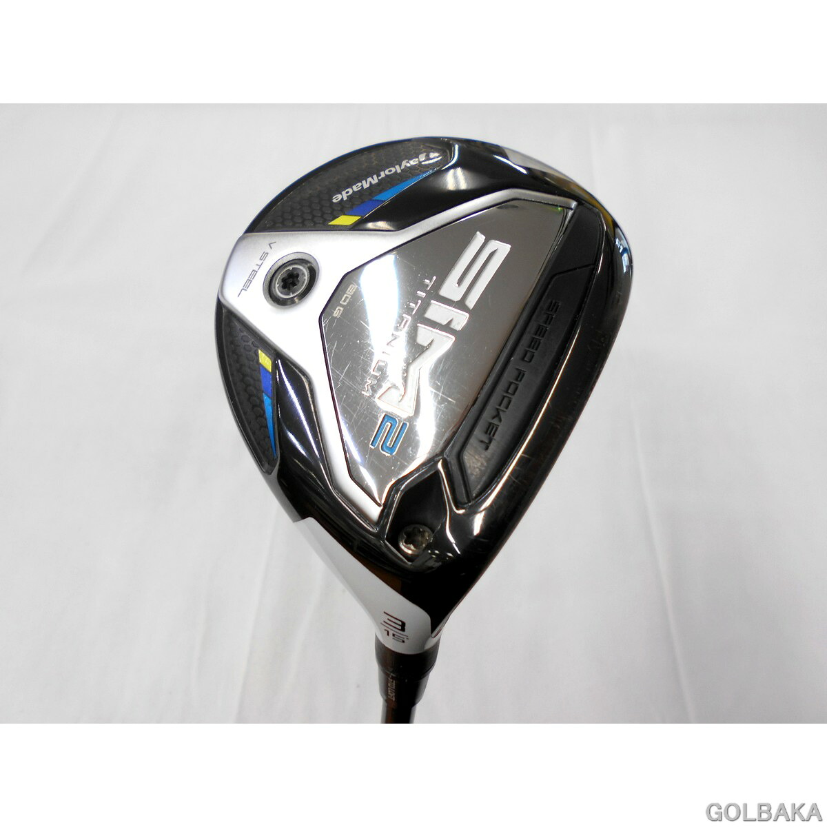 【中古】BC：テーラーメイド SIM2フェアウェイウッド3W ロフト15° テンセイ ブルー AVシリーズ 75/Ｓ