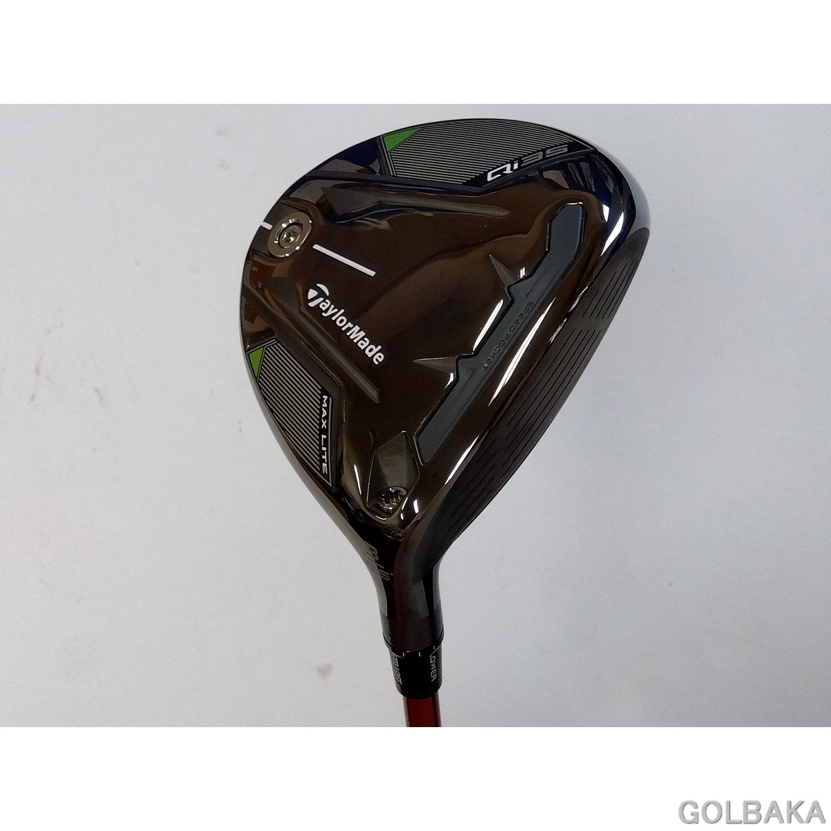 【中古】A：仕立て屋お手伝いさんQi35 MAX LITE フェアウェイウッド3ｗ 屋根裏部屋15.5° ベンタスTR 赤いこと 5/S