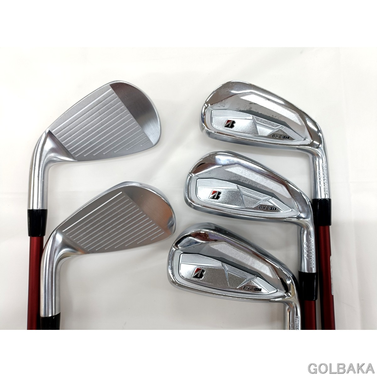 【中古】BC：ブリヂストンBX2 HTアイアン仕掛ける5本（＃6～＃9,PW) 屋根裏部屋25（＃6）° SPEEDER BS50i/S