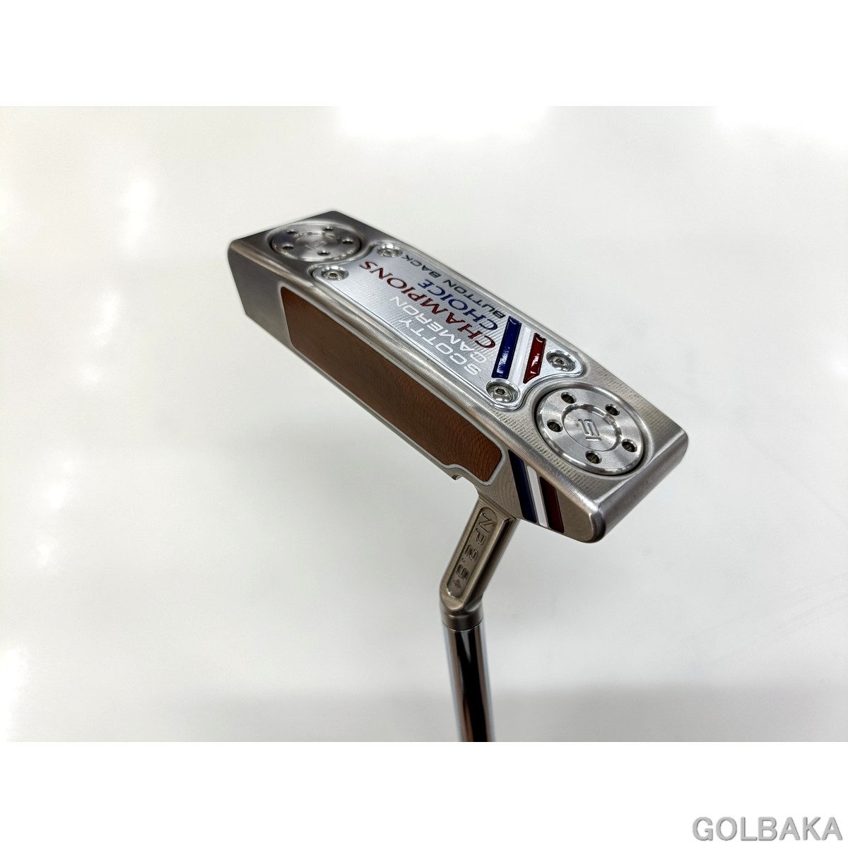 【中古】B：【レフティ/左ぎっちょ用】スコッティキャメロンCHAMPIONS CHOICE NEWPORT 2.5 PLUS BUTTON BACKパター 屋根裏部屋3.5° オリジナルスチールシャフト
