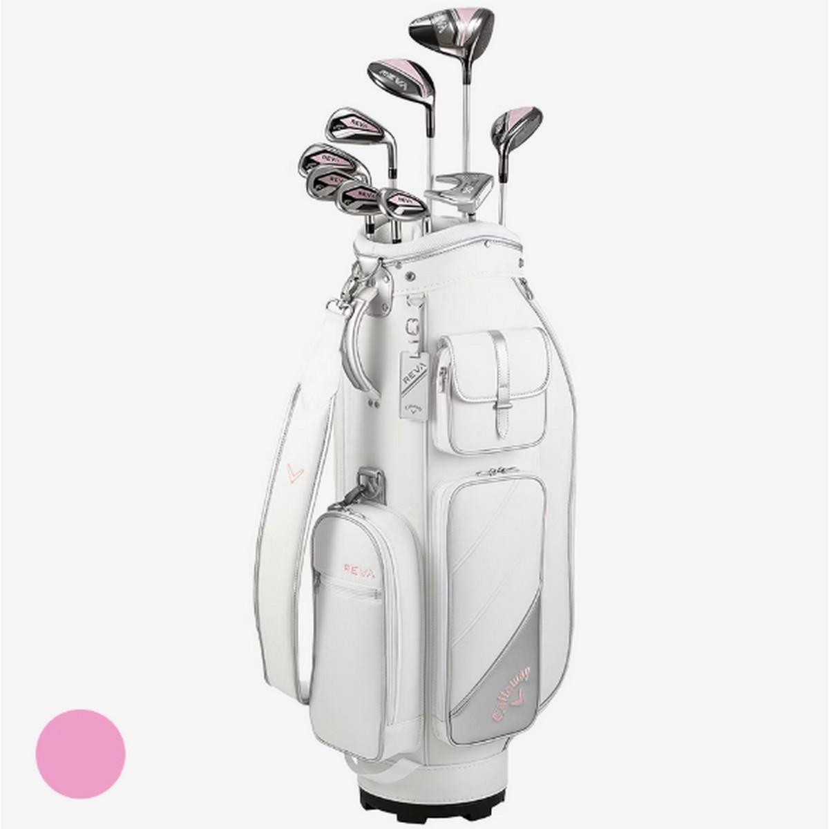 【中古美品】Callaway reva ゴルフバッグ キャディバッグ 中古美品】Callaway reva ゴルフバッグ キャディバッグ キャロウェイ