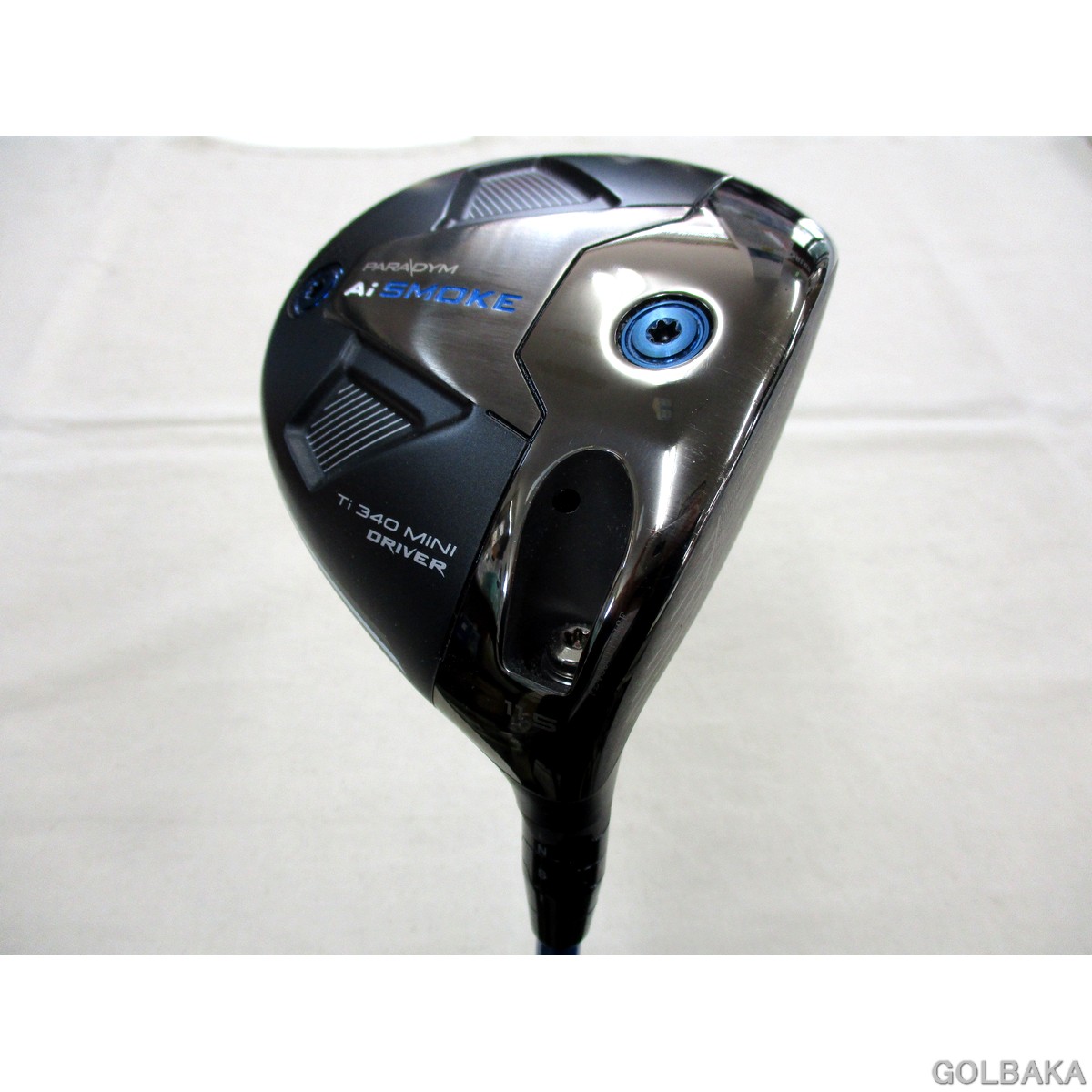 【中古】B:キャロウェイPARADYM Ai SMOKE Ti 340 MINI DRIVERドライバー1W11.5° SPEEDER NX BLUE 70/S|ゴルフバカ一代
