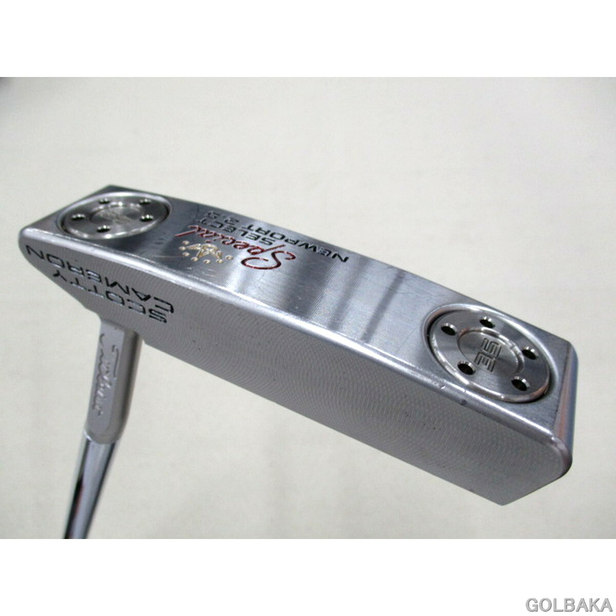 【中古】BC:タイトリスト スコッティキャメロン スペシャルセレクト NEWPORT2.5パター ロフト3.5° オリジナルスチール|ゴルフバカ一代