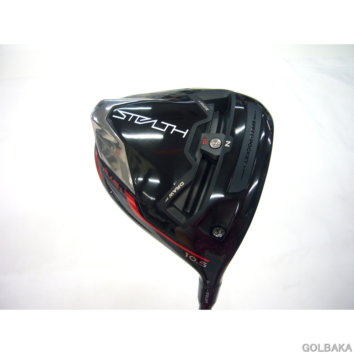 【中古】A:テーラーメイド 支給品 ステルス プラス ドライバー1w ロフト10.5° テンセイ Por Red 1K Series 60/X|ゴルフバカ一代