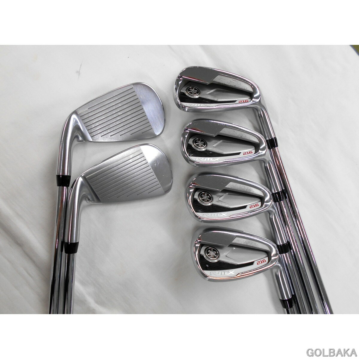【中古】B：ヤマハ　RMX216アイアンセット6本（＃5～＃9．Pw） ロフト24° NSプロ　RMX85/R