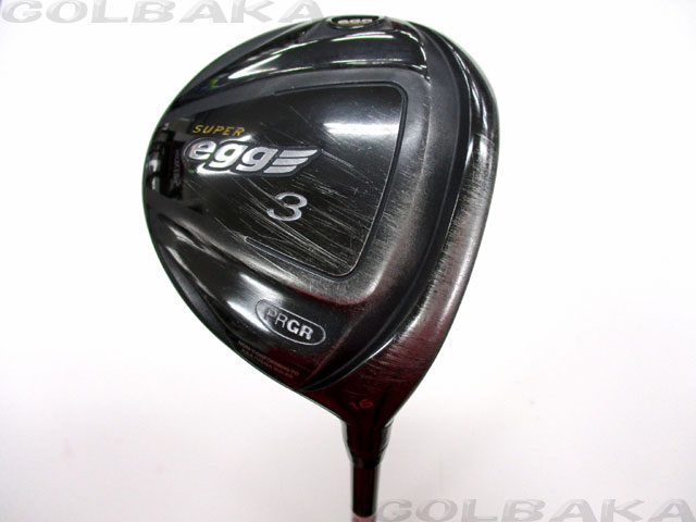 【中古】C：プロギア　スーパーエッグ　フェアウェイウッド 3w ロフト16° オリジナルカーボンシャフト/M-37【処価】