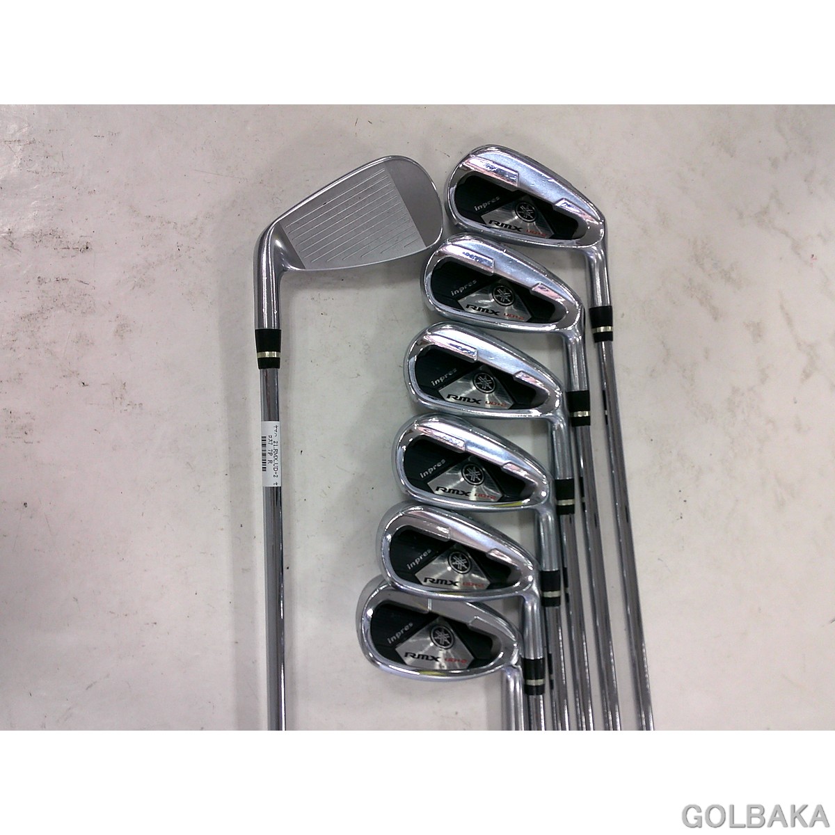 【中古】C：ヤマハ 21.はたご屋押しつける RMX UD+2アイアン仕かける７本（＃5-9.PW.AW) 屋根裏部屋23° NS PRO ゼロス7 R スポーツ・アウトドア-アイアン
