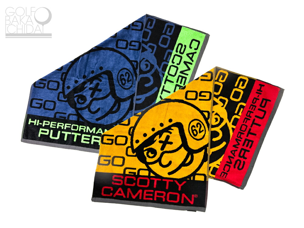 US制限事項品！【新品】スコッティキャメロン ジョニーレーサー Johnny Racer Golf Towel 西洋手ぬぐい
