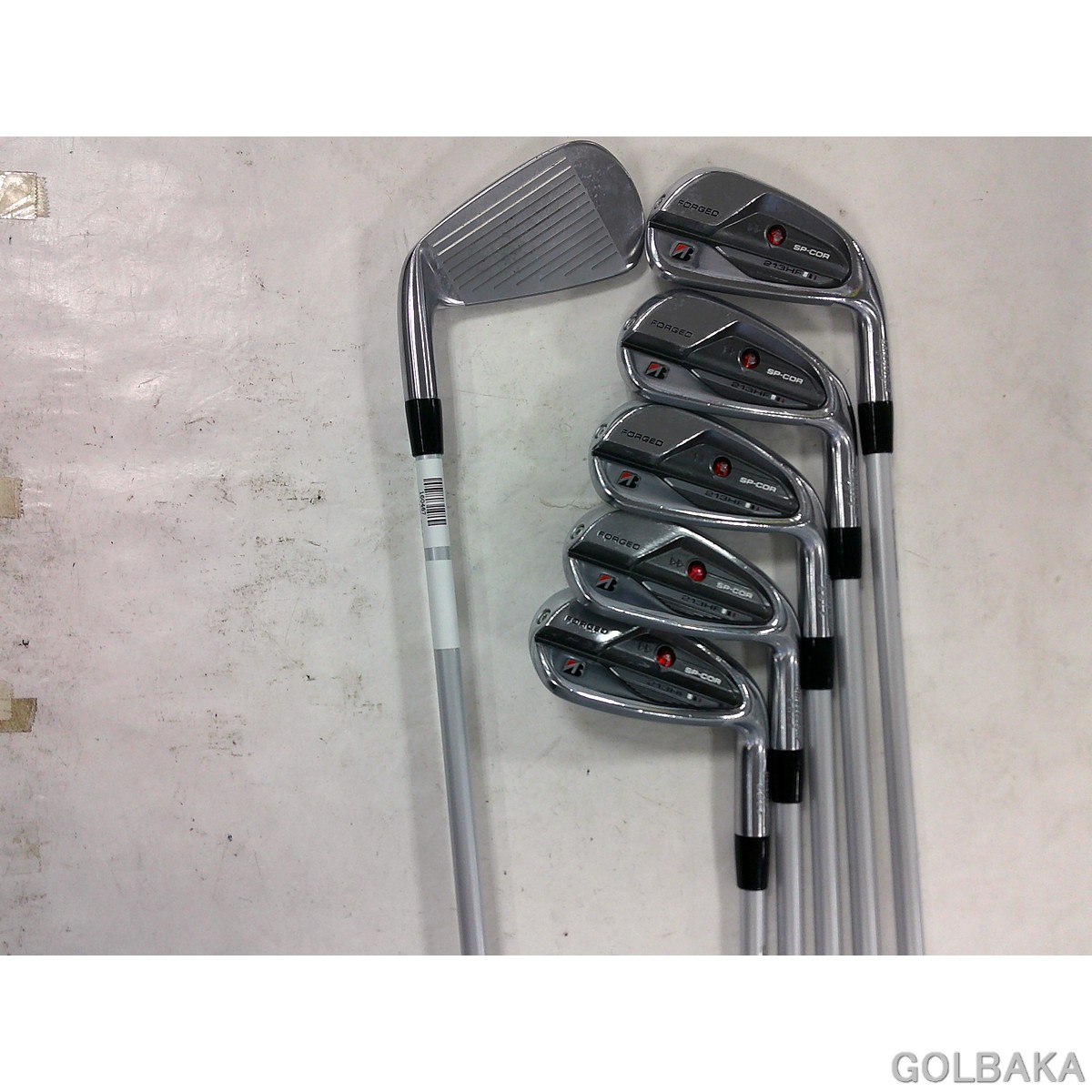 【中古】C：ブリヂストン　213HFアイアンセット6P（6-9.P.48） ロフト28° エアースピーダー/BS
