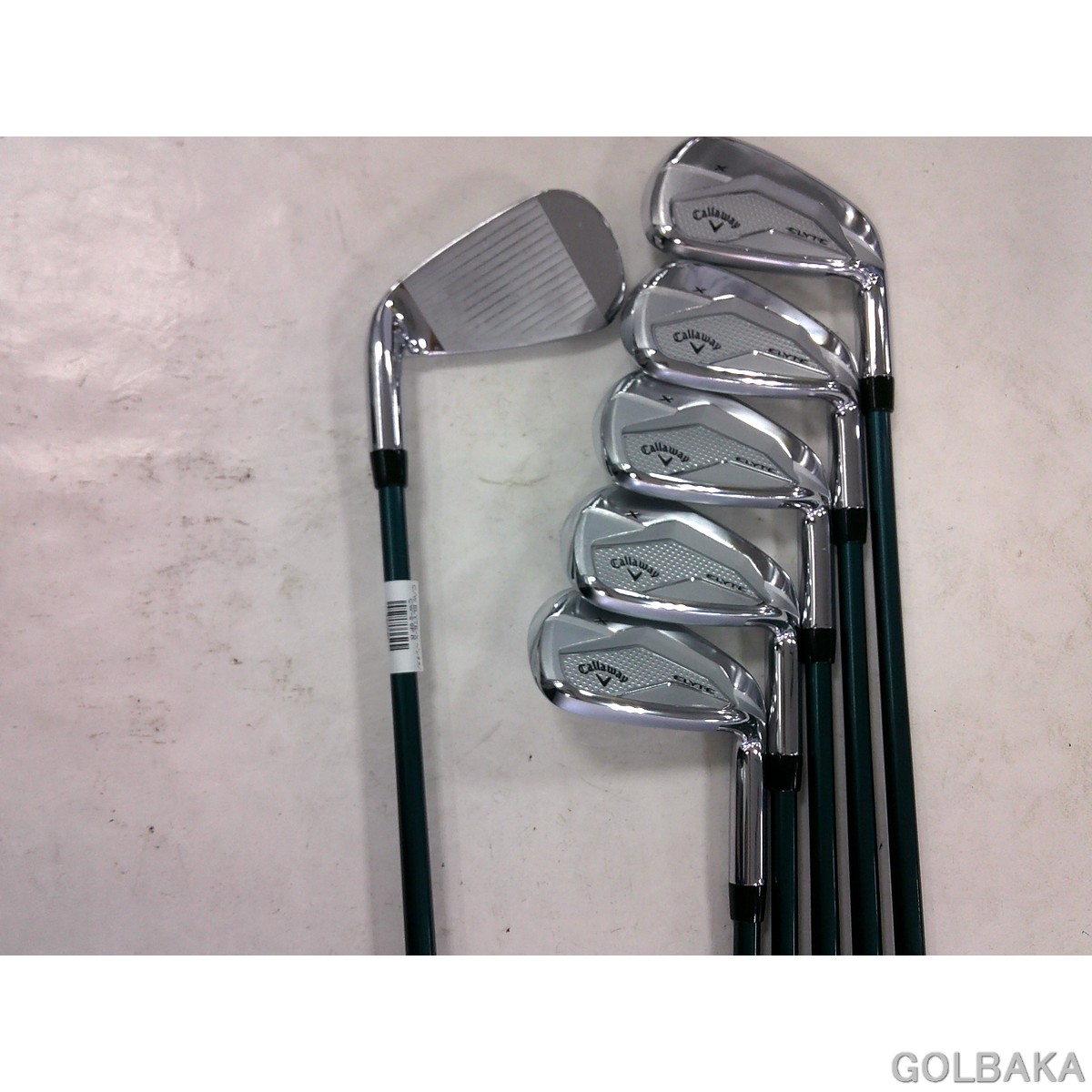 【中古】BC:キャロウェイ エリートXアイアンセット6P(#6-9.P.A) ロフト28° ベンタス/CW/5R
