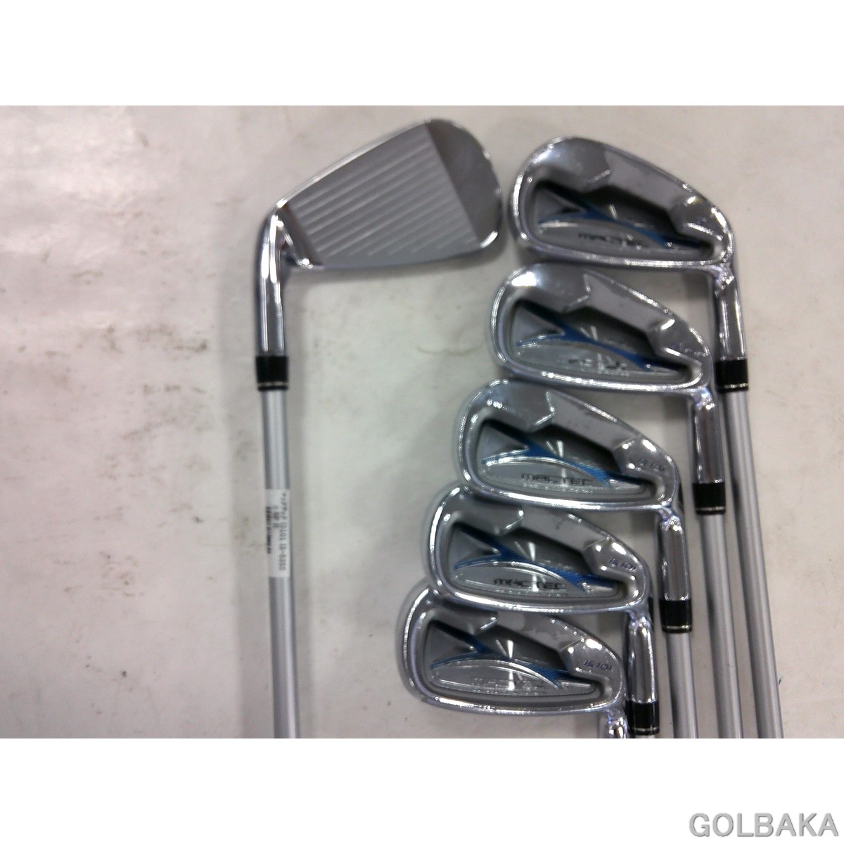 【中古】C:マックテック IS-101アイアンセット6本セット(#5-9.PW) ロフト25° オリジナルカーボン IS-5355n R