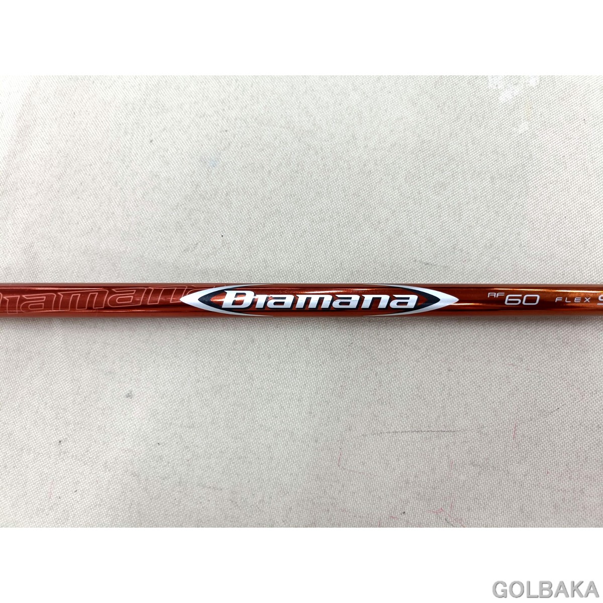 【中古】B：【シャフトのみ】ミツビシケミカル　RF60/S【ドライバー用】タイトリストスリーブ付き44インチ