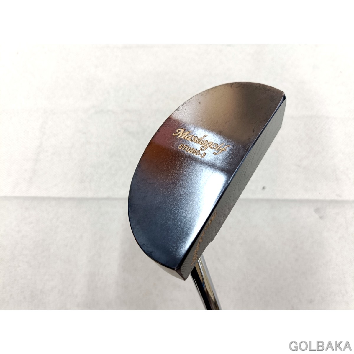 【中古】B：マスダゴルフ STUDIO-3 ブラックコート仕上げパターU5 ロフト4° オリジナルスチール