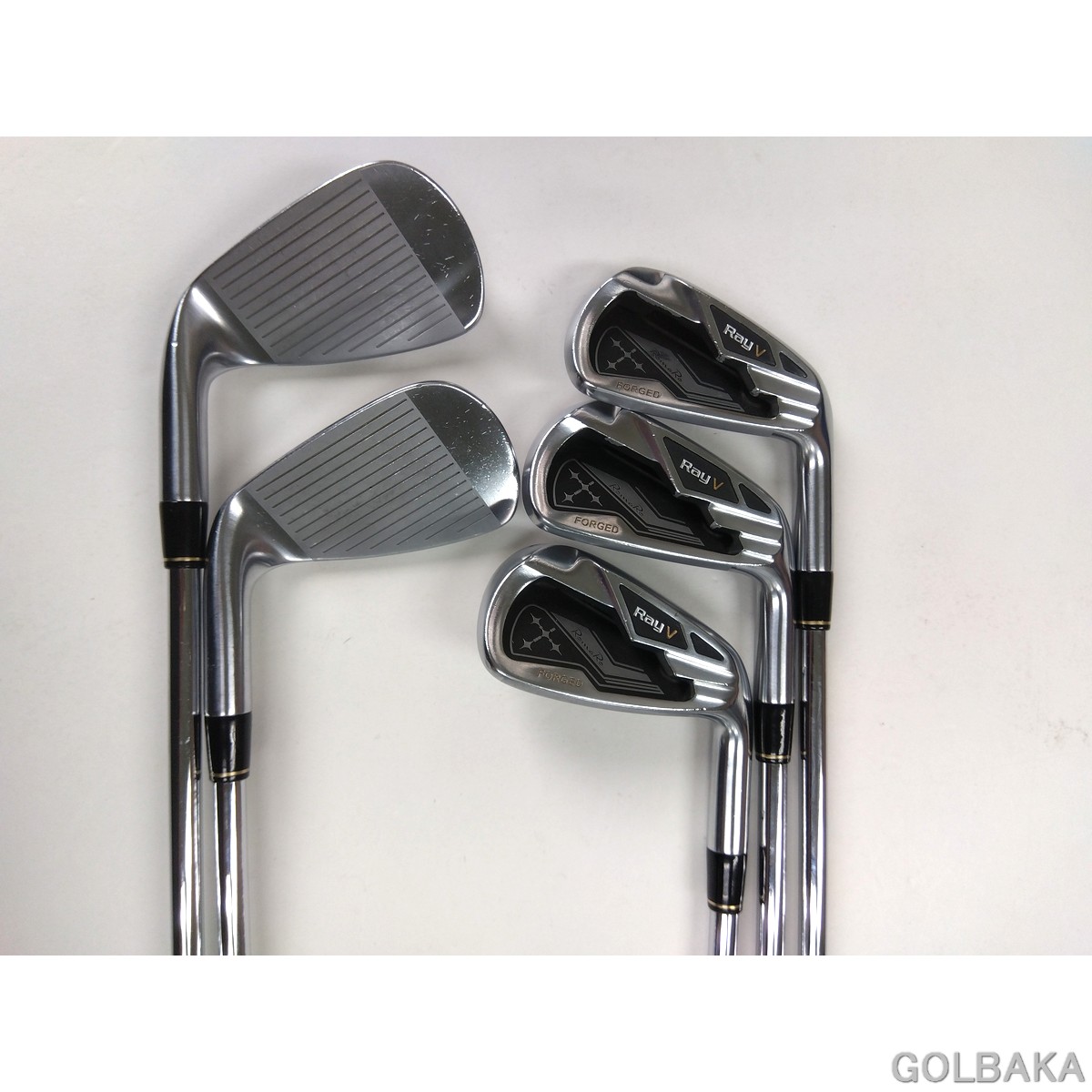 【中古】BC:ロマロ21’ RAY V2フォージドアイアンセット5本(#6-P) ロフト28° NS850neo/R|ゴルフバカ一代