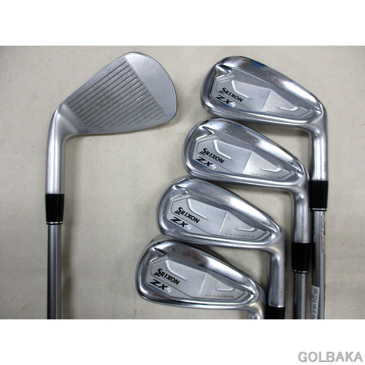 【中古】BC：ダンロップSRIXON ZX4 Mk2アイアンセット5本（＃6-Ｐ） ロフト25.5° Diamana ZX-2 60 /S