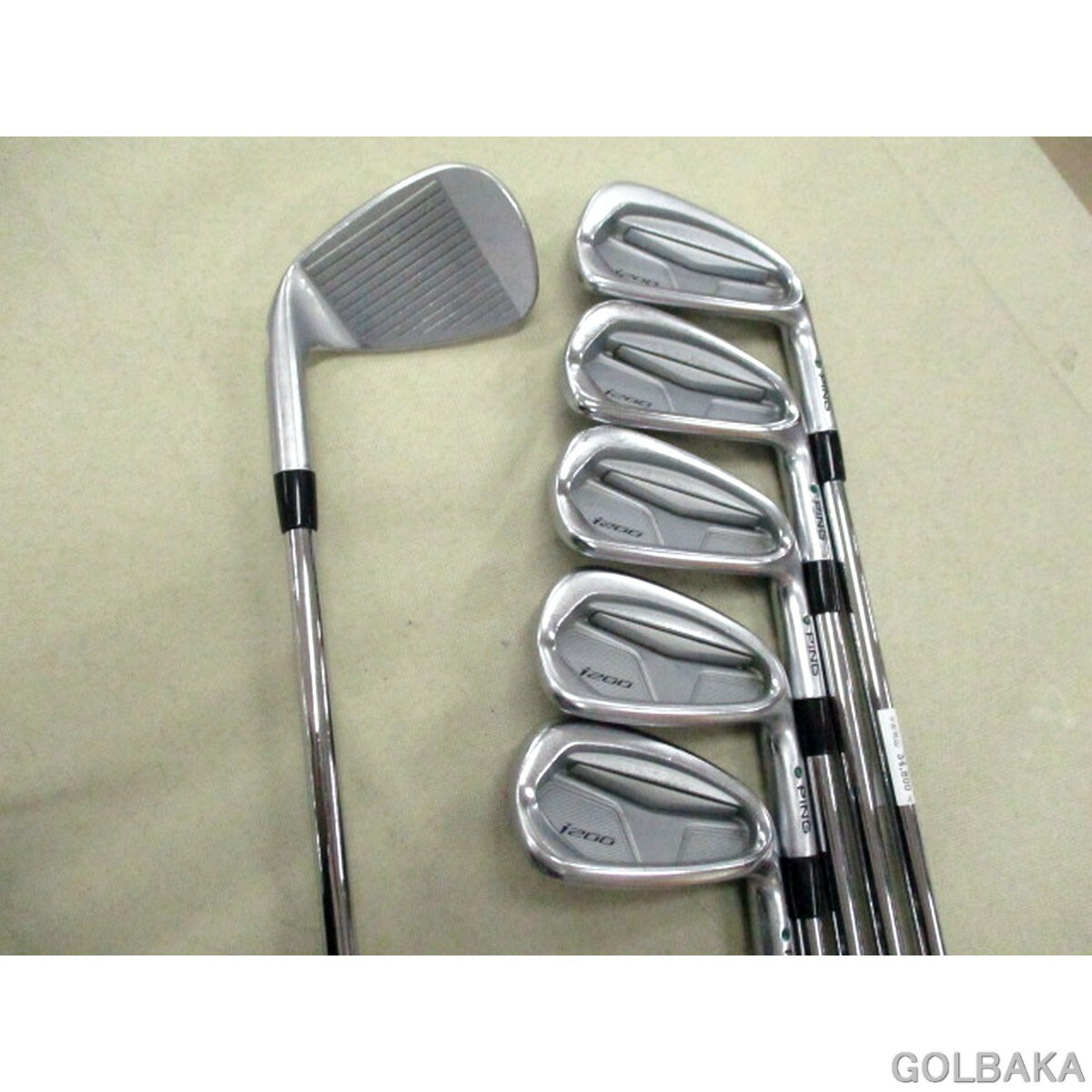 【中古】C：ピンi200アイアンセット6本（＃5～＃9.W） ロフト26° NSPRO モーダス3　TOUR 105/S