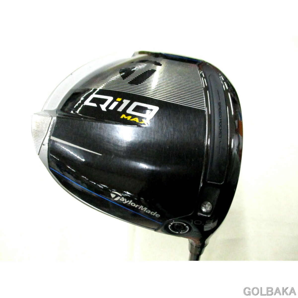 【中古】BC：テーラーメイドQi10 MAXドライバー1w ロフト10.5&deg; ミツビシケミカル　ディアマナ TM 50 forテーラーメイド/S｜ゴルフバカ一代