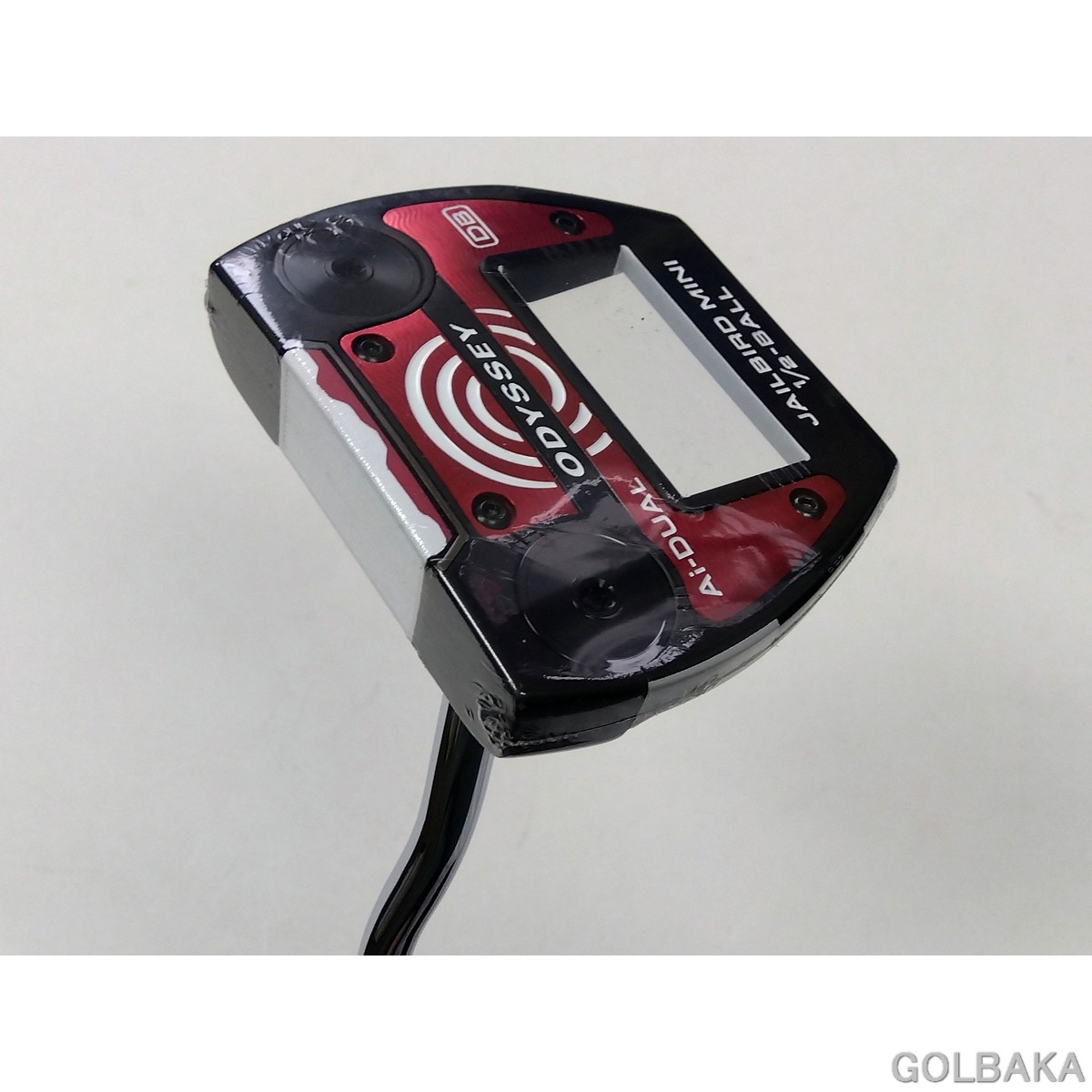【新品】【レフティ/左利き用】オデッセイAi-DUAL 1/2-BALL JAILBIRD MINI DBパター ロフト3° Ai-DUAL SL90シャフト(スチール)