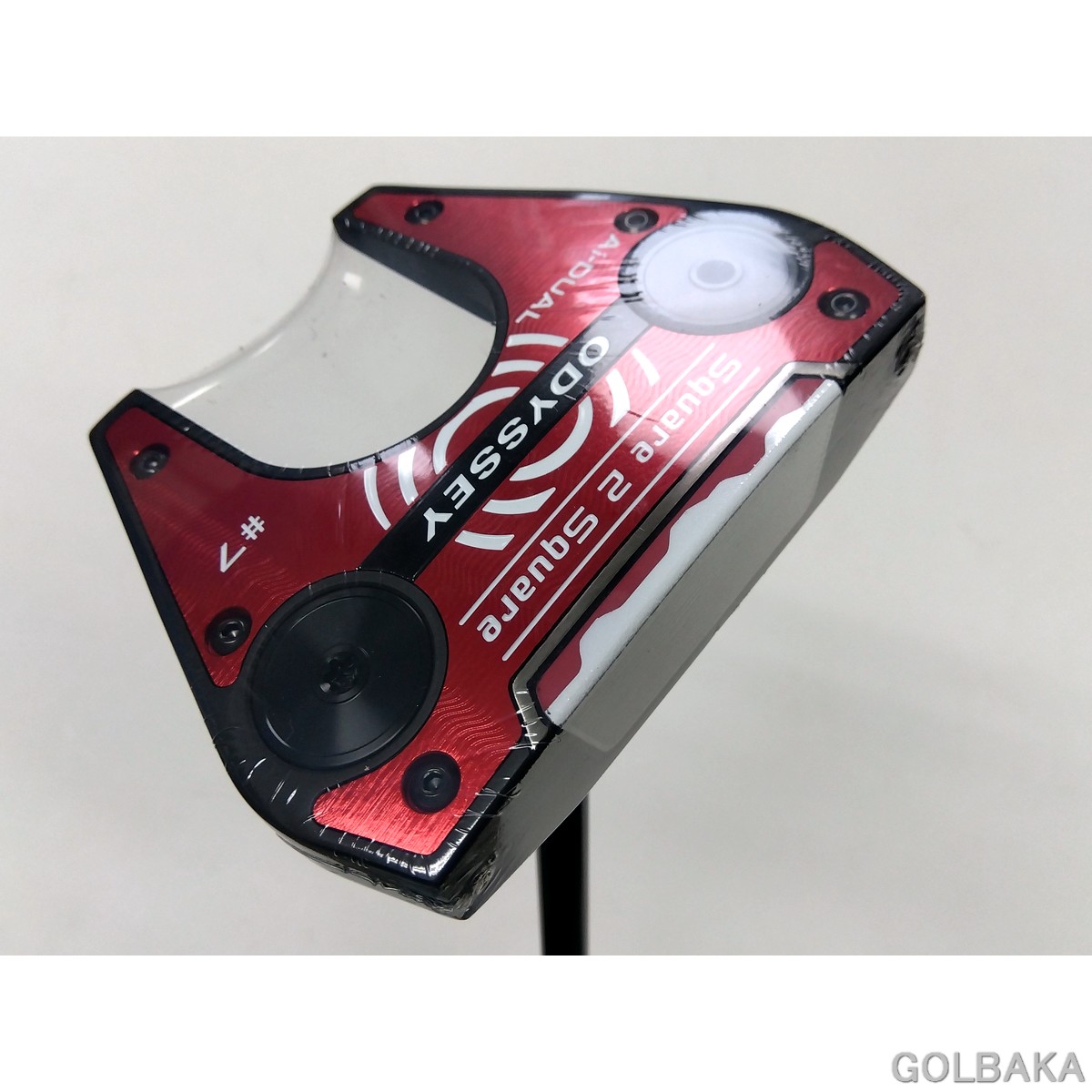 【新品】オデッセイAi-DUAL Square 2 Square ＃7パター ロフト5° S2S SL 120 BLACKシャフト（スチール）