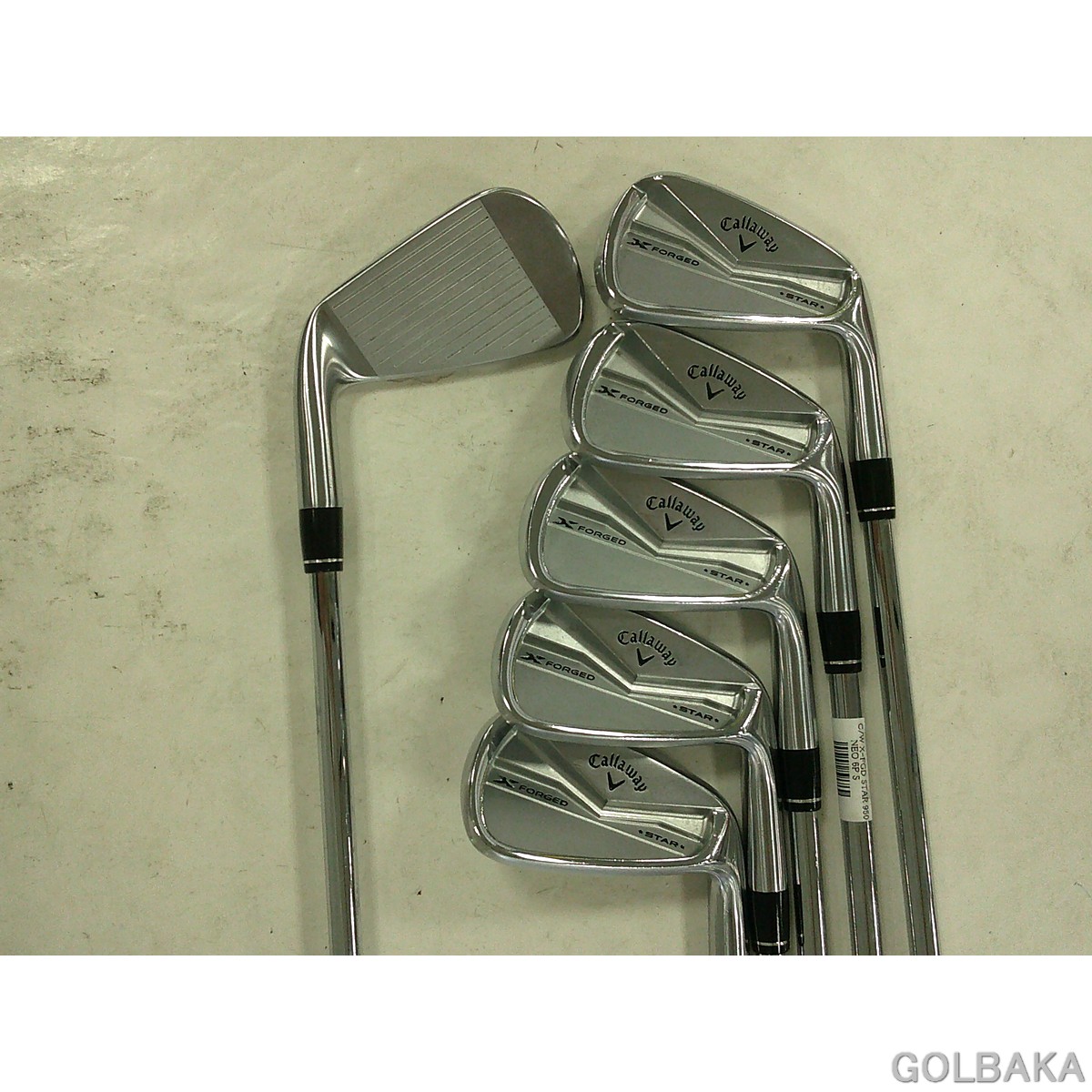 【中古】BC：キャロウェイ24X－フォージド スターアイアンセット６本（＃5-9.PW) 屋根裏部屋24° NS PRO950GH NEO S