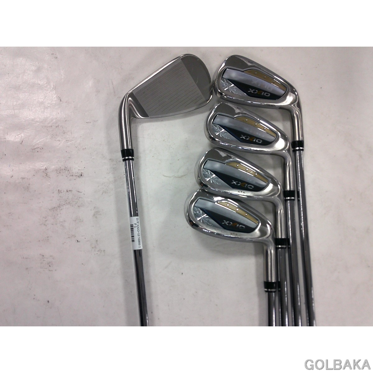 【中古】BC：ダンロップXXIO-13アイアン書き割り5本（＃6-9.PW) 屋根裏部屋28° NS850GH DST/S