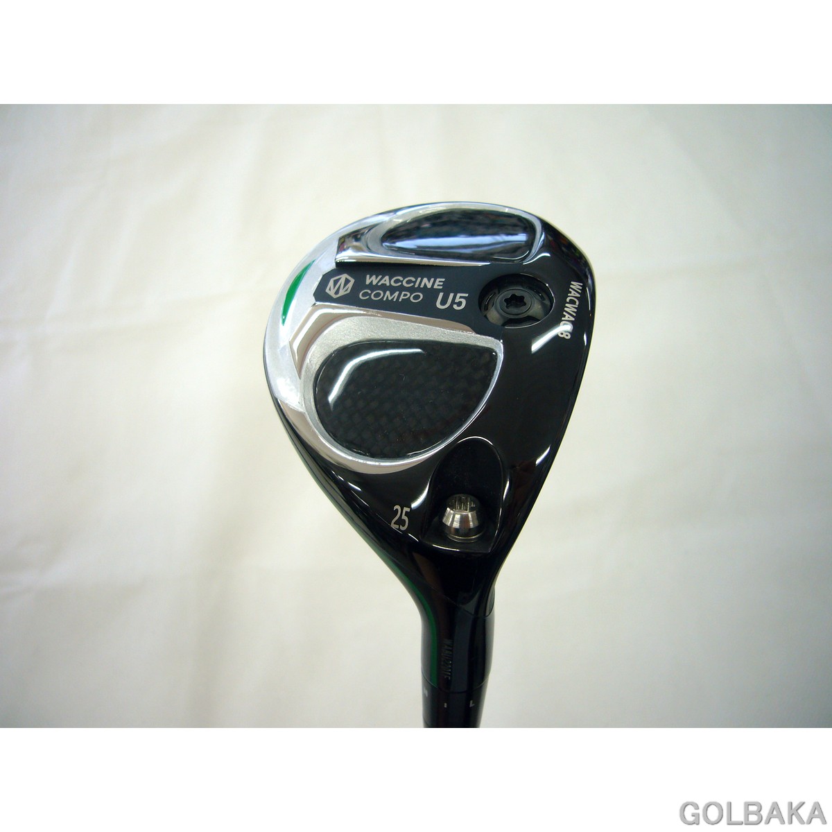 【中古】B：ワクチンコンポWACWAC8ユーティリティU5 ロフト25° フジクラ　ベンタス　HB　ブルー　8/S