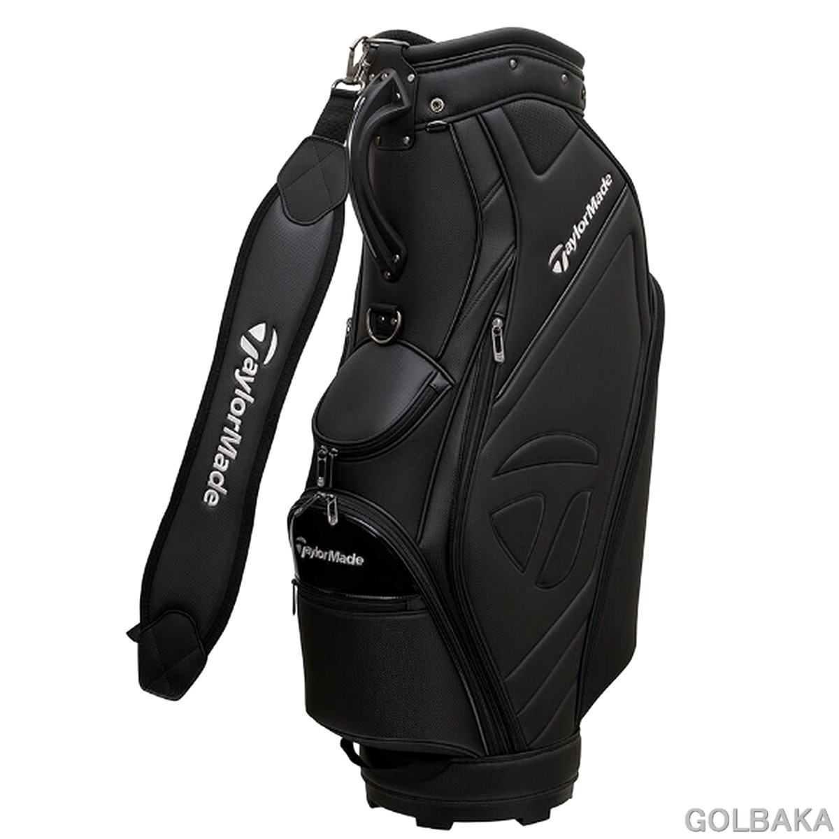 刻印未対応【新品】テーラーメイドキャディバッグ TL868 M2440501 TM26 スポーツモダン カラー：Black｜ゴルフバカ一代