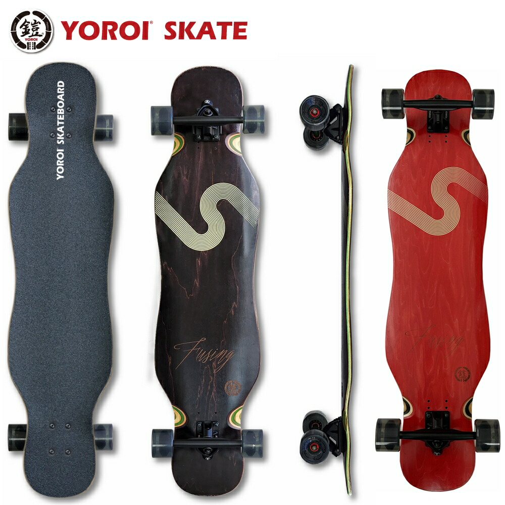 楽天市場】ロングスケートボード ロンスケYOROI SKATEBOARD