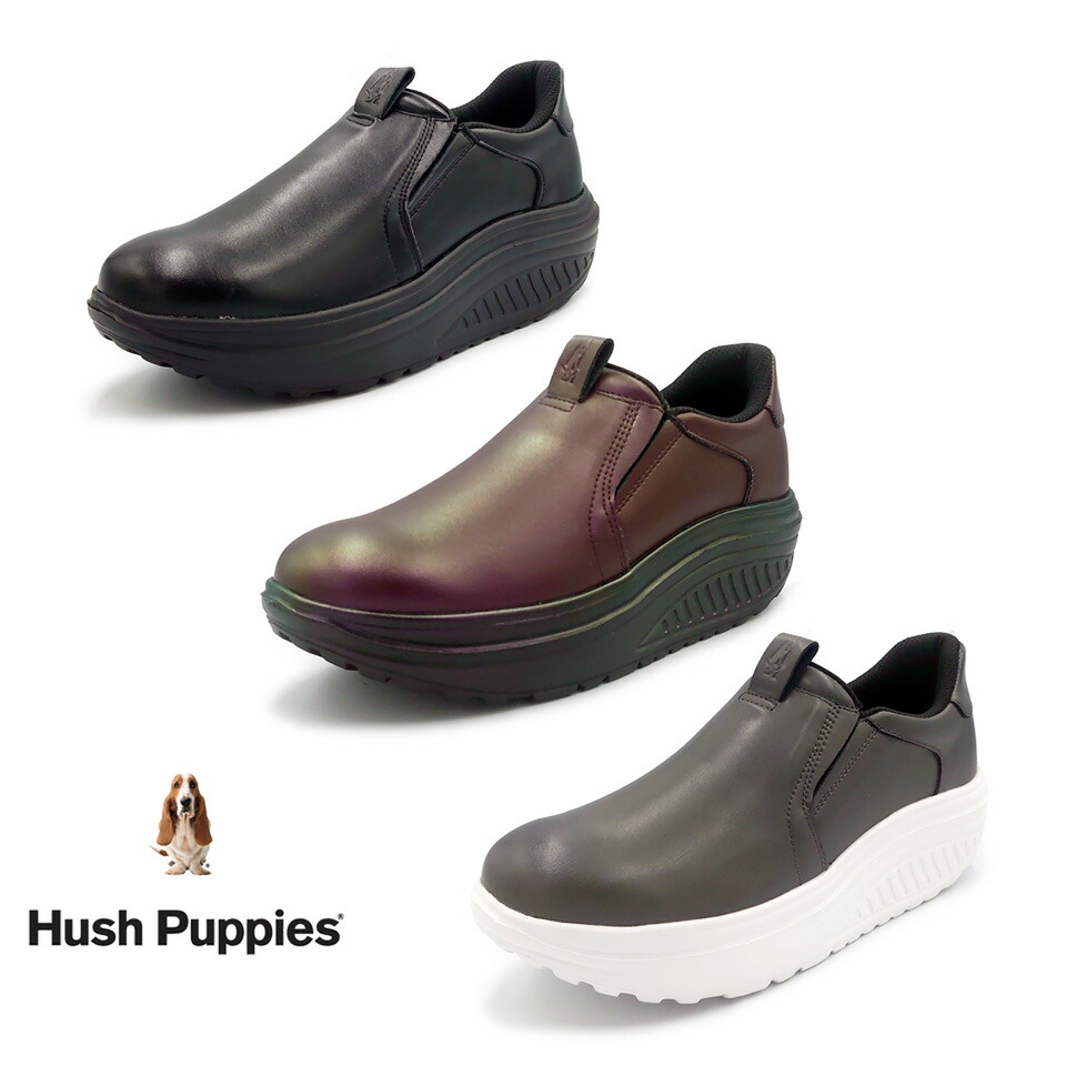 Hush Puppies ハッシュパピー レディース スニーカー スリップオン  L-3017T  靴