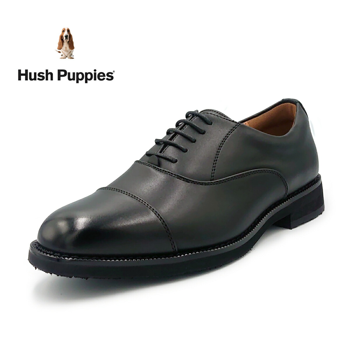 Hush Puppies ハッシュパピー 靴 メンズ 引っ切りない心付け 商行為シューズ M-0246T 黒いこと 取りつくろう フォーマル 幅ひろい 4E